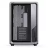 PC korpuss Jonsbo X400, Midi-Tower ATX, rūdīta stikla sānu panelis, pelēks