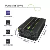 Qoltec Monolith strāvas adapteris/invertors Auto 4000 W Melns