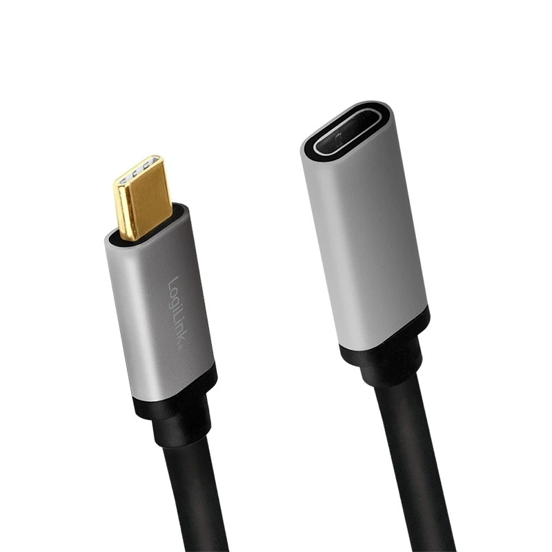 LogiLink USB kabelis USB 3.2 Gen 2 CUA0105 0,5 m USB C melns pelēks