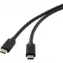 Renkforce RF-4531576 USB kabelis 2 m USB 3.2 Gen 2 (3.1 Gen 2) USB C melns (RF-4531576)
