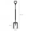 Fiskars Ergonomic FS.S. 1025376 lāpsta, pelēka — ergonomiska dārza lāpsta, Fiskars 1070058