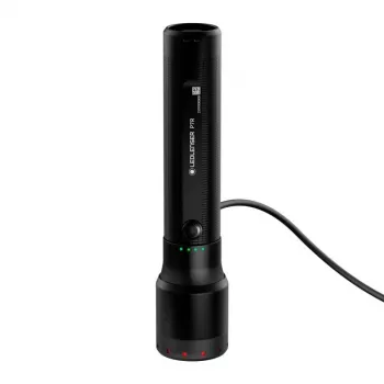 Rokas lukturītis Ledlenser P7R melns uzlādējams LED 1000 lūmenu, 3.7V 21700, IP68, 159 mm, 360 g