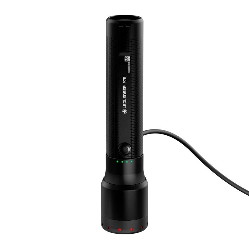 Rokas lukturītis Ledlenser P7R melns uzlādējams LED 1000 lūmenu, 3.7V 21700, IP68, 159 mm, 360 g