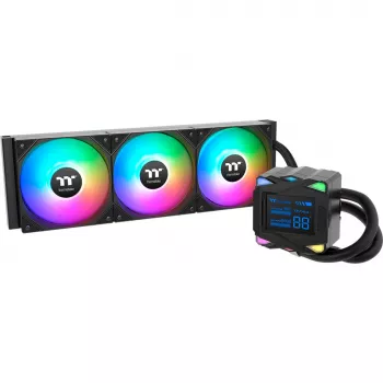 Šķidruma dzesēšanas komplekts Thermaltake LA360-S ARGB 12 cm, melns