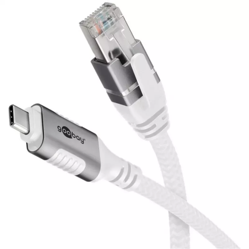 Goobay 74177 - tīkla adapteris kabelis USB 3.1 Type C Gigabit Ethernet 3 m - Network Card - 1.000 Mbps (74177)