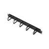 Ielāpu panelis ROLINE 1U, 4 x 6 mm atveres, modelis 19RANGIERPANEL ROLINE 1 HE 4X6MM SW