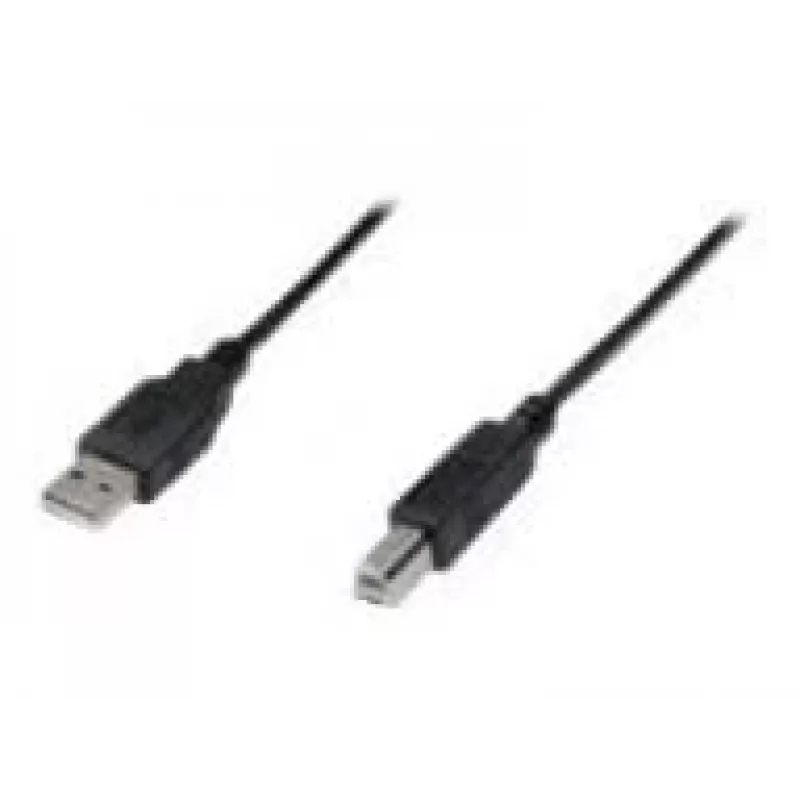 Digitus ASSMANN - USB kabelis - USB Type A, 4-pin (M) - USB Type B, 4-pin (M) - 50 cm (USB/USB 2.0) - Melns (AK-300105-005-S)