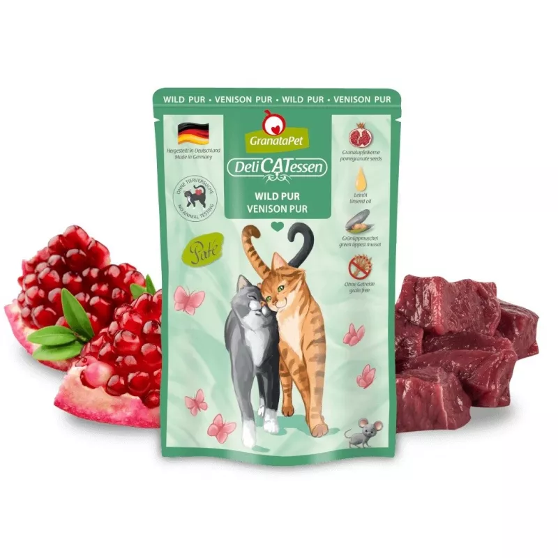 GRANATAPET DeliCATessen Brieža gaļa - mitrā kaķu barība - 85g