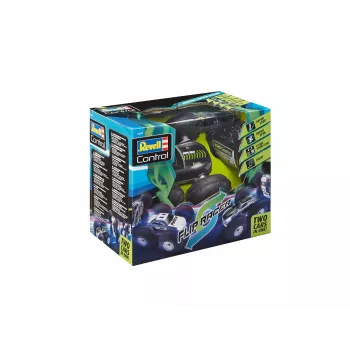 Revell Control 24634 Stunt Car FlipRace Ieejas līmeņa elektriskais RC monstru kravas automobilis ar visu riteņu piedziņu (24634)