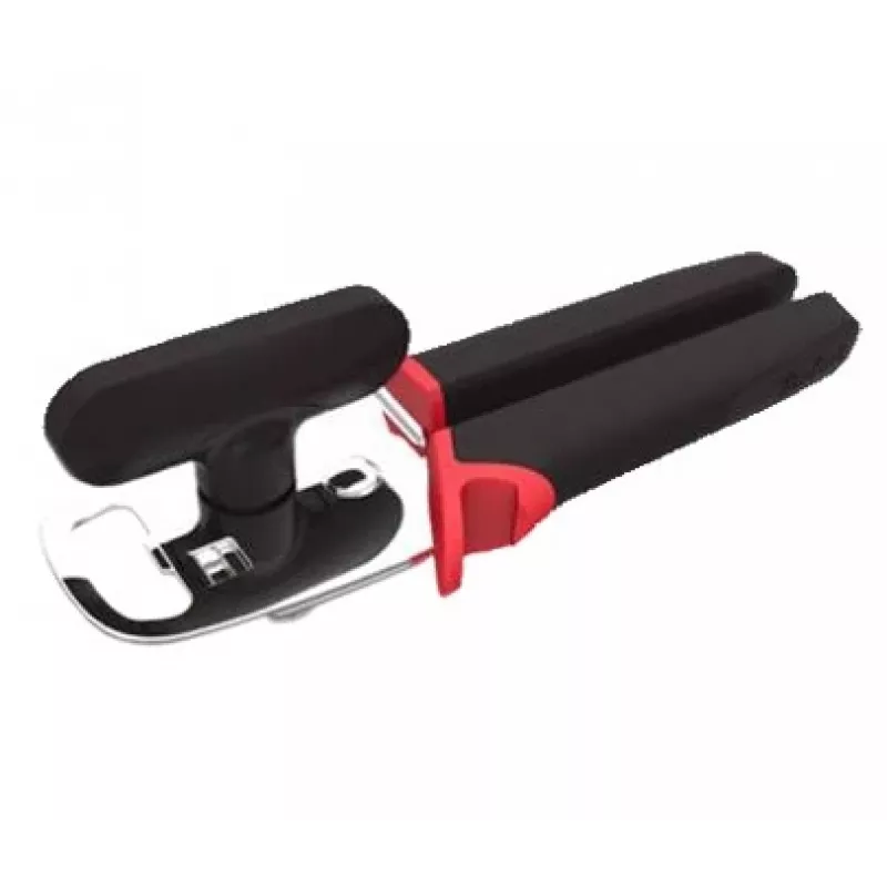 Vāciņu atvērējs Tefal K20705, ergonomisks dizains, viegli satverams, melns, 464 g, mazgājams trauku mazgājamajā mašīnā