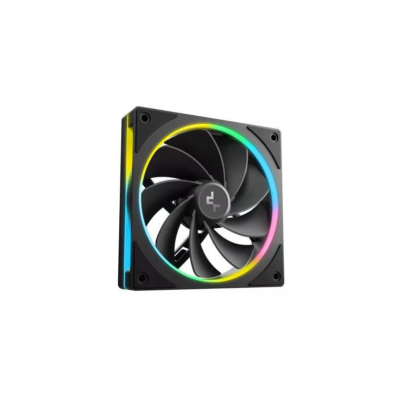 PC korpuss DeepCool CL660 Melns — ATX/Micro-ATX/Mini-ITX, rūdītais stikls, 2x3,5 collu + 1x2,5 collu, priekšā 140 mm, augšā/aizmugurē 120-140 mm