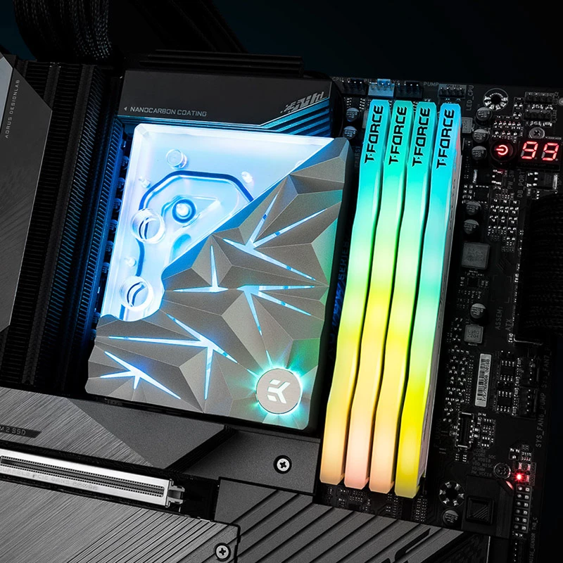 EK Water Blocks EK-Quantum Velocity² Edge D-RGB - AM5 Sudraba Special Edition