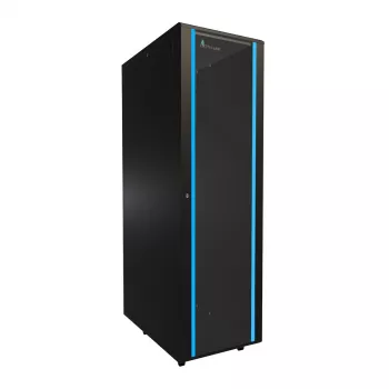 Brīvi stāvošs plaukts Extralink Rackmount skapis 42U 600x1000 Melns