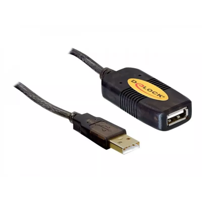 USB kabelis DeLOCK 82446 USB 2.0 10 m melns