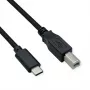 ROLINE USB 2.0 Type C kabelis, C - B, ST/ST, melns, 3 m (11.02.8337)