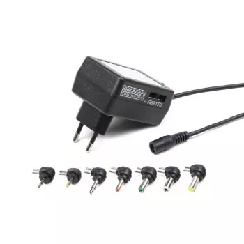 EnerGenie EG-MC-008 Barošanas adapteris/invertors iekštelpām 12 W Melns