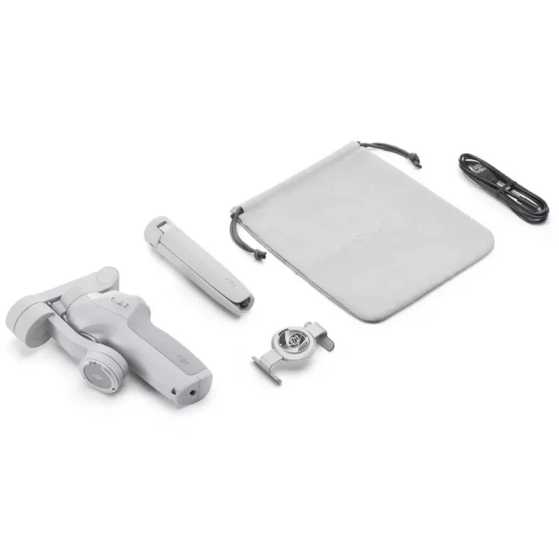 DJI OM SE kardāns pelēks Bluetooth ietver mobilā tālruņa turētāju somu maks. slodze 290 g