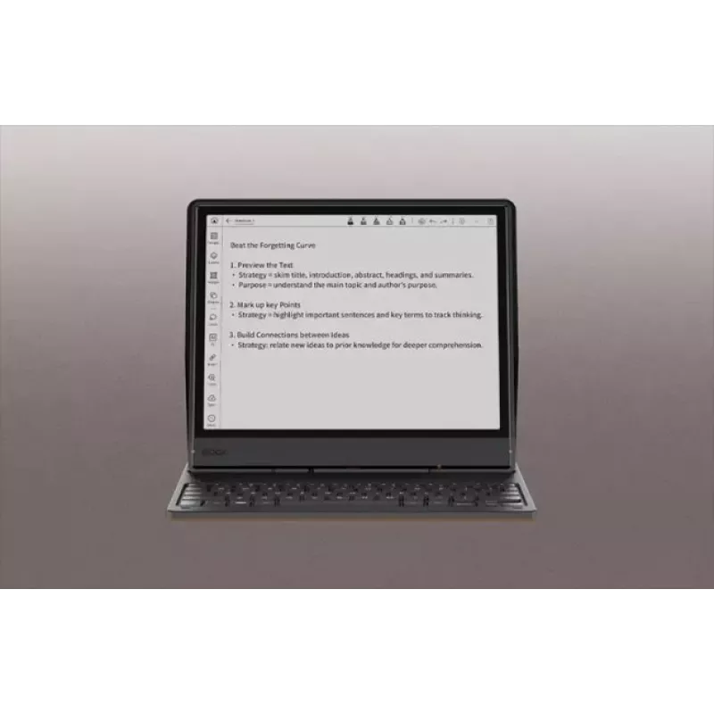 Onyx Boox Note Air 5 C magnētiskais apvalks ar tastatūru, brūns, OCV0520R