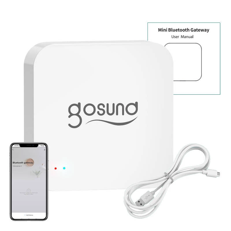 Tīkla vārteja Gosund G2 — Viedā Bluetooth BLE Wi‑Fi Mesh tīkla vārteja ar Tuya trauksmes funkciju