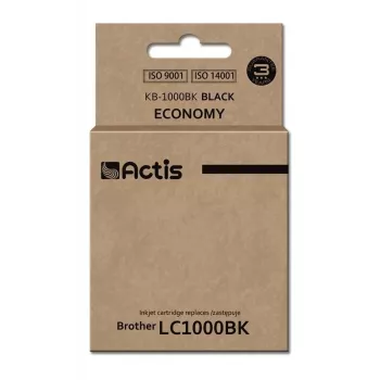 Actis KB-1000BK tintes kasetne (aizstāj Brother LC1000BK/LC970BK; Standarta; 36 ml; melna)