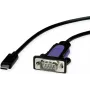 ROLINE pārveidotāja kabelis USB-C - seriālais, FTDI mikroshēmojums, 1,8 m (12.02.1170)