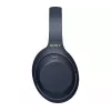 Austiņas Sony WH1000XM4L.CE7, apkārtauss, vadu un bezvadu (Bluetooth, USB-C), zilas, galvas lentes valkāšanas stils