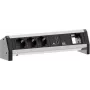 BACHMANN DESK 3x iezemēts kontaktdakša 1x USB lādētājs 1x ABD GST18 (902.0253)