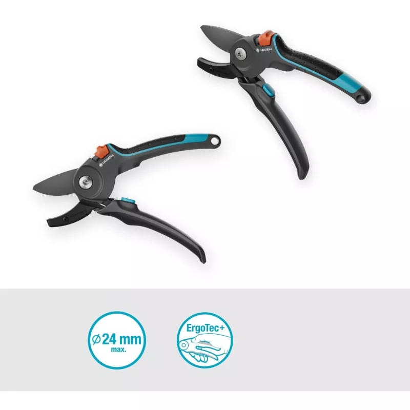 GARDENA dārza šķēres PremiumCut Flex 12250-20 ar ergonomisku rokturi vieglu dizainu