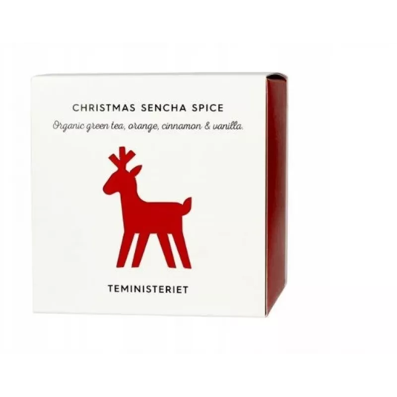 Ziemassvētku Sencha Spice birstošā zaļā tēja 100g - Teministeriet