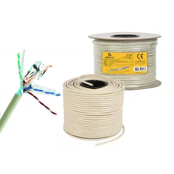 Gembird CAT6 FTP 100m tīkla kabelis pelēks F/UTP (FTP)