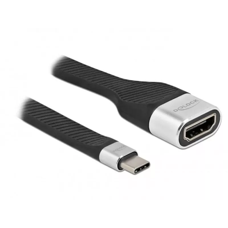 FPC Plakanais lentes kabelis DeLOCK USB Type-C uz HDMI 86933