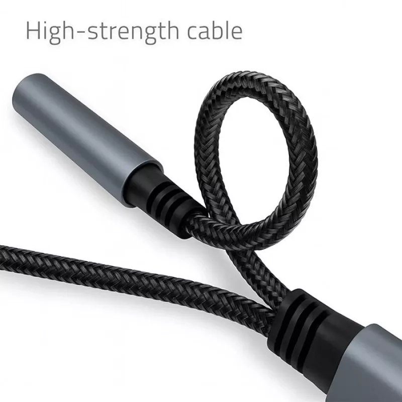 Adapteris 2w1 USB-C uz USB-C un 3,5 mm ligzdu PD 15W