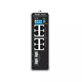 Ruijie Networks RG-NIS2100 Managed L2 Gigabit Ethernet (10/100/1000) Power over Ethernet (PoE) melns, nerūsējošais tērauds