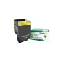 tonera kasete Lexmark 71B20Y0 2300 lapas dzeltena