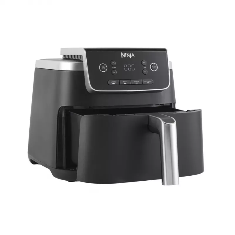 Karstā gaisa fritieris Ninja AF140EU viens 4,7 L 1750 W Melns, 4 programmas, LCD, kraukšķināšanas plāksne