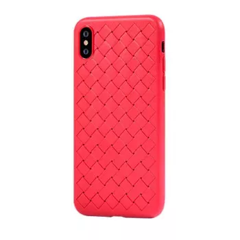 Mīkstais maciņš Devia Yison Series priekš iPhone XS Max (6,5 collas) — sarkans