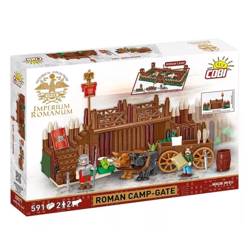Cobi būvkomplekts Imperium Romanum — Romas nometnes vārti, 591 detaļa
