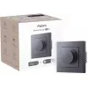 Aqara H2 EU rotējošais gaismas slēdzis pelēks — rotējoša vadība, BLE, 86×86×55,5 mm