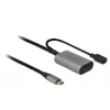 Delock USB-20225 barošanas adapteris pelēks