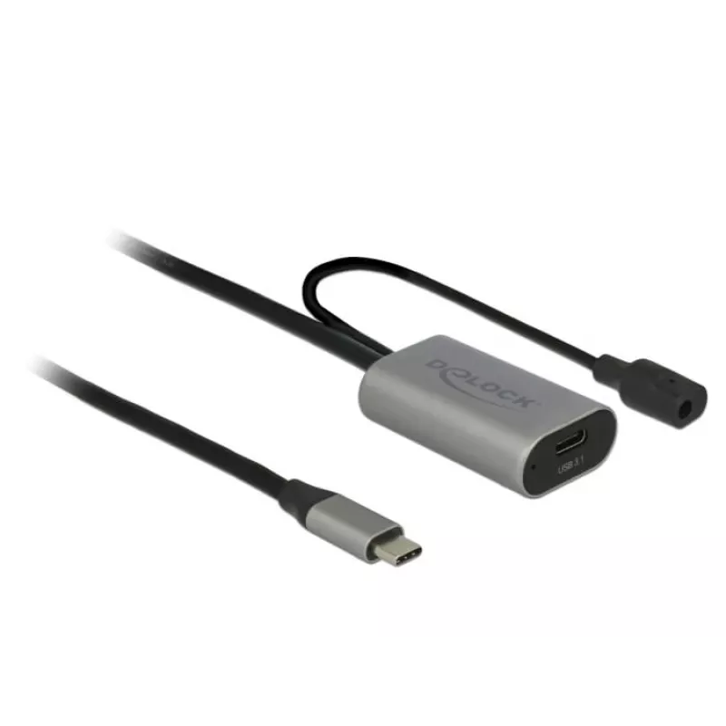 Delock USB-20225 barošanas adapteris pelēks