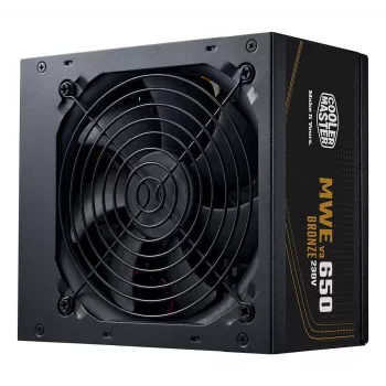 Cooler Master MWE Bronze 650 V3 230V datora barošanas bloks 650 W 24-pin ATX ATX Melns