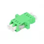 Optisko šķiedru adapteris Extralink LC/APC Singlemode Duplex, zaļš, LC/APC savienotāji