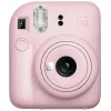 Momentfoto kamera Fujifilm Instax Mini 12 Rozā — attēls 86×54 mm, filma 62×46 mm, fokusa attālums 60 mm
