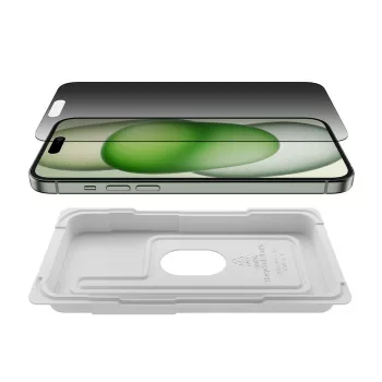 Privātuma ekrāna aizsargs Belkin OVA168HQ priekš iPhone 16 Plus Antibakteriāls Triecienizturīgs