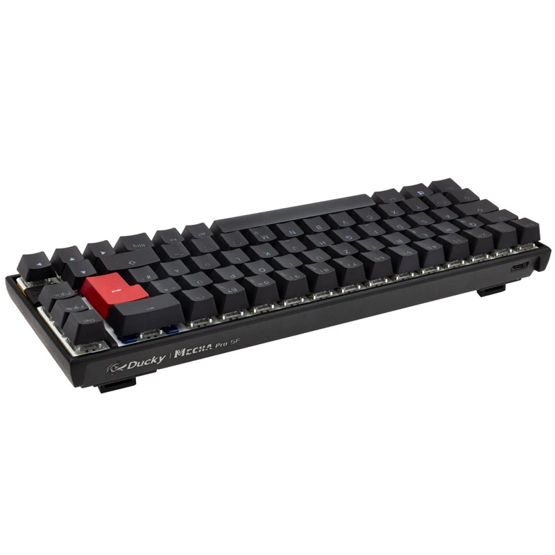 Ducky Mecha Pro SF tastatūra spēlēm USB vācu valodā melna