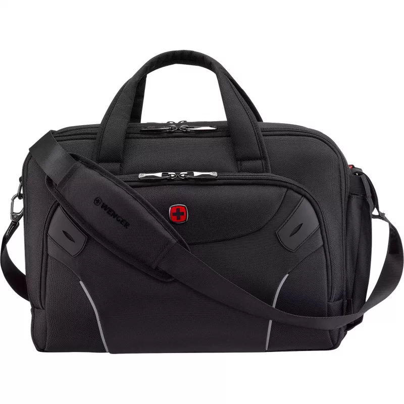Portfelis Wenger Cosmic 14–16 collu klēpjdatoriem (ietilpst līdz 40,64 cm) melns