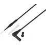 VOLTCRAFT MSL-520 melns Testa vads 4 mm spraudnis adatveida zonde 0.7 mm 1.5 m Melns 1 gab. (VC-17312675)