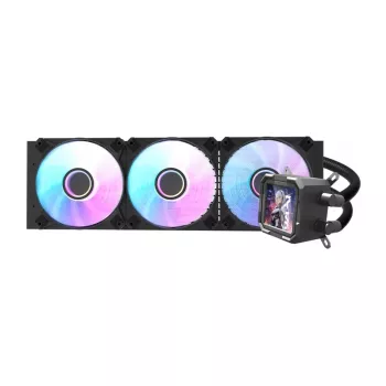Darkflash CPU ūdens dzesētājs DV360S 360 mm radiators, RGB apgaismojums, melns