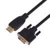 TB HDMI-DVI-kabelis 1,8 M. gold-braided, DVI 24 + 1