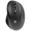 Manhattan Ergonomic Wireless pele, Right Handed, Adjustable 800/1200/1600dpi, 2.4Ghz (up to 10m), Six Button with Scroll Wheel, Combo USB=A and USB-C receiver, Melns, AA baterija (included), Three Year Warranty
